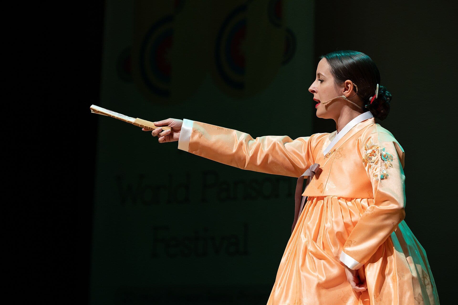 Représentation lors du World Pansori Festival de Séoul, en 2023.